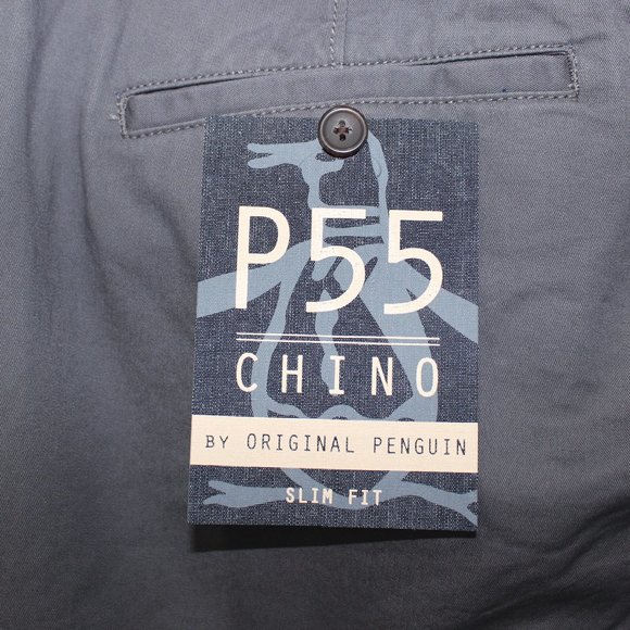 Penguin Slim Fit Pant Men's Castlerock US 32x32 - Picture 3 of 5